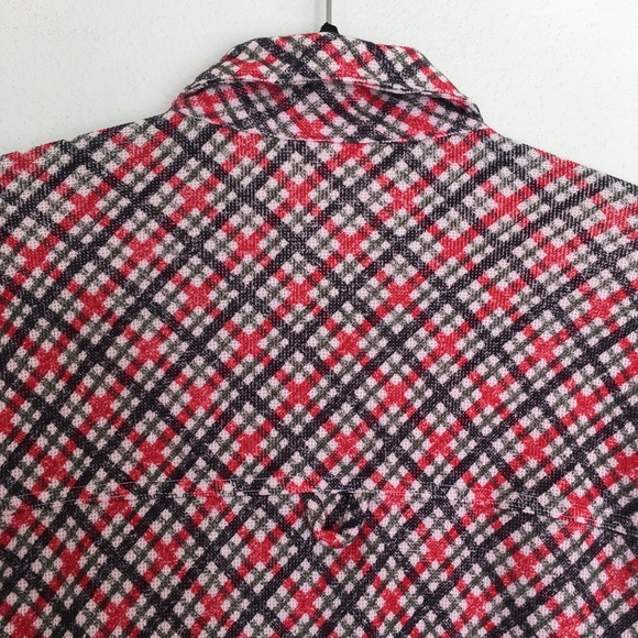 Vintage Liz Claireborn Flannel Pattern Jacket Top - Picture 7 of 7